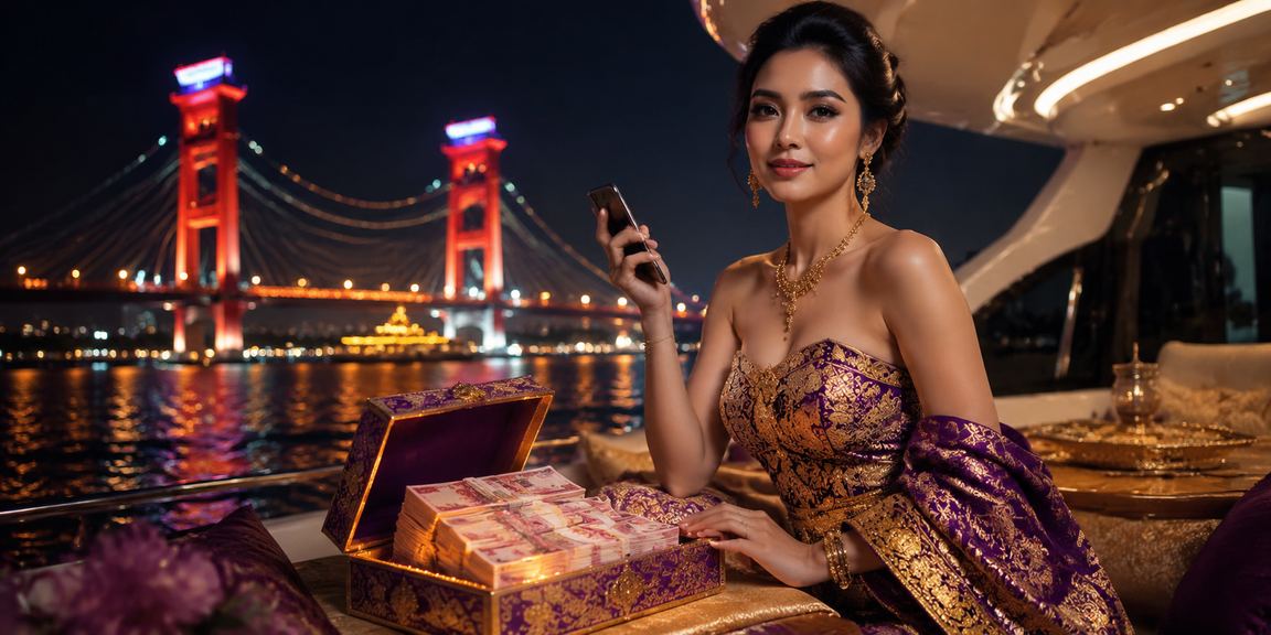 Model menampilkan pengalaman VIP dan bonus menarik di platform hiburan online