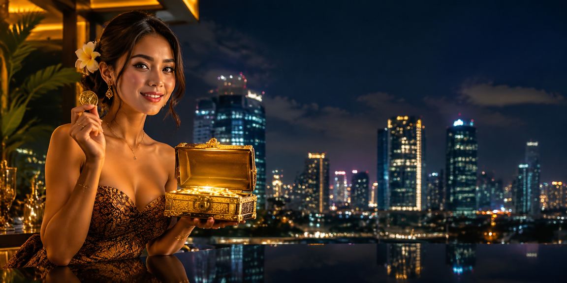 Model Vietnam menikmati taruhan casino sambil memegang ponsel