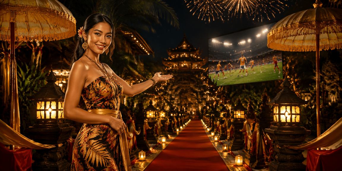 Suasana festival lentera Vietnam dengan nuansa hiburan casino yang meriah